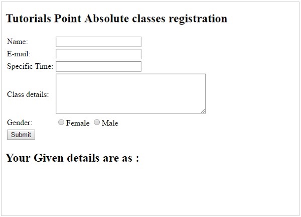form introduction