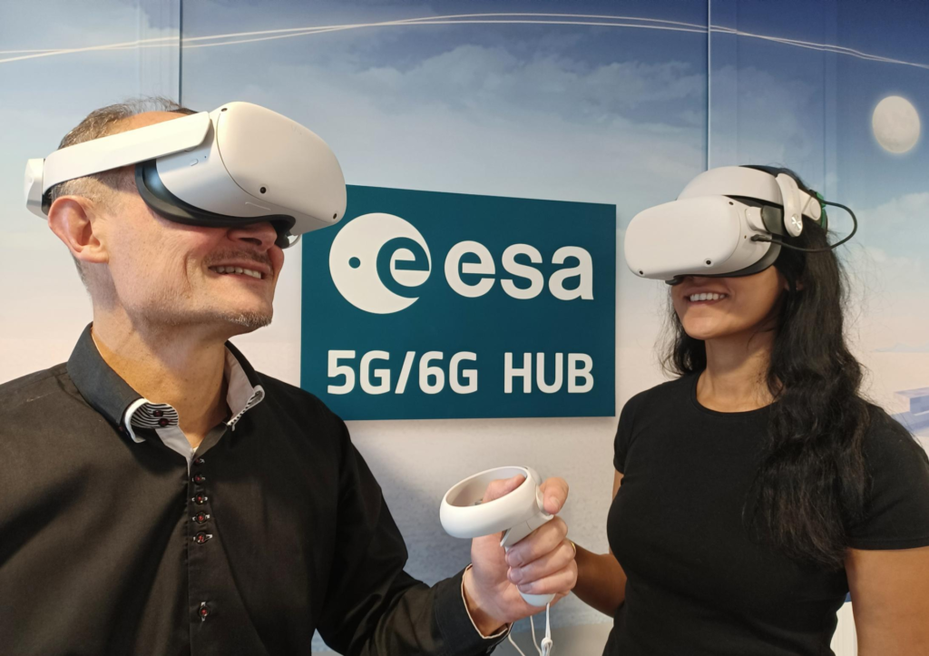ESA experiences COP27 using a space inspired metaverse pillars