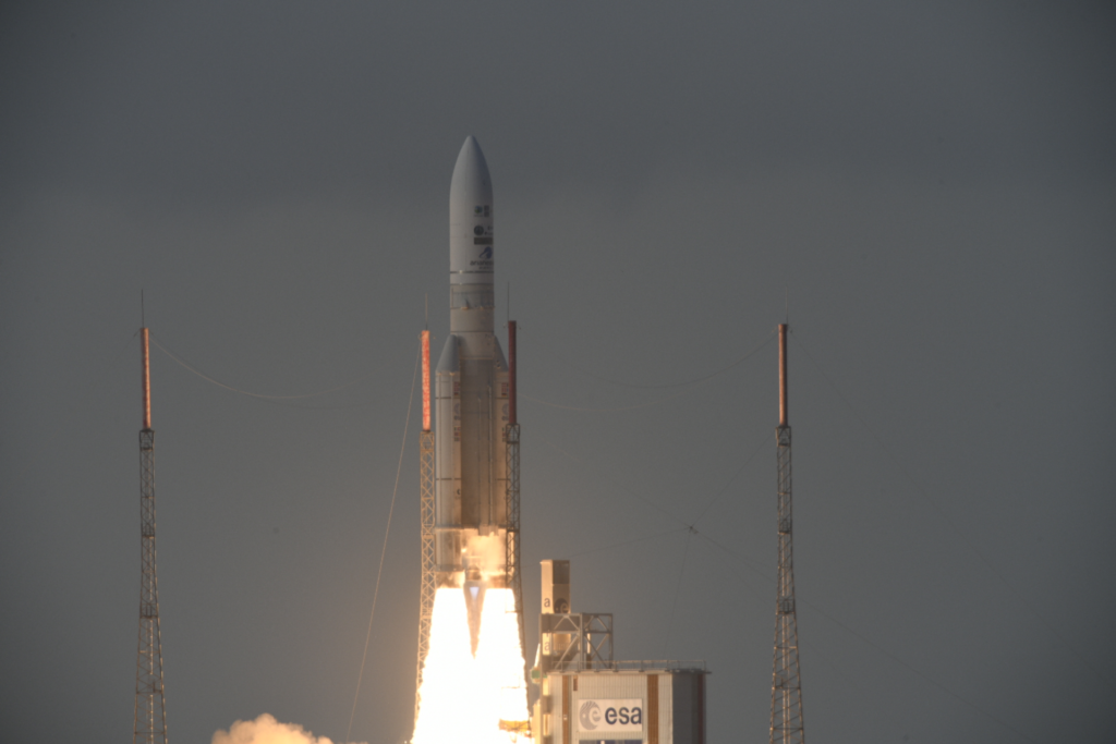 Europe s all new weather satellite takes to the skies pillars