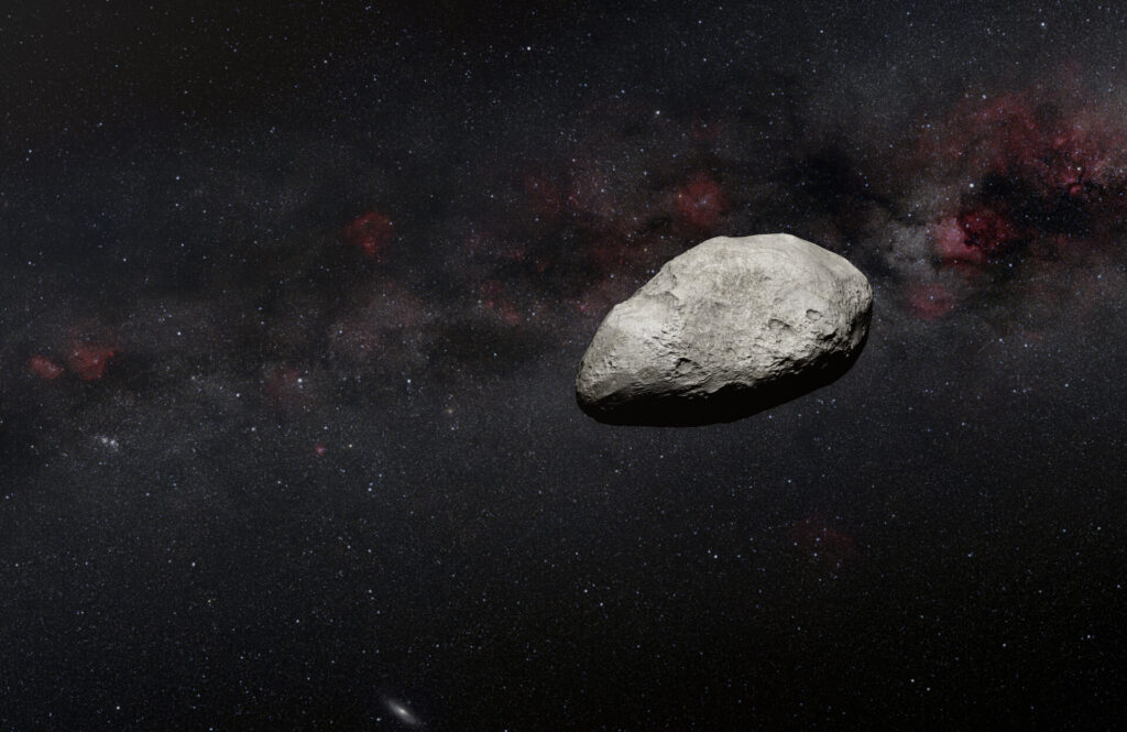 Illustration of asteroid artist s impression pillars