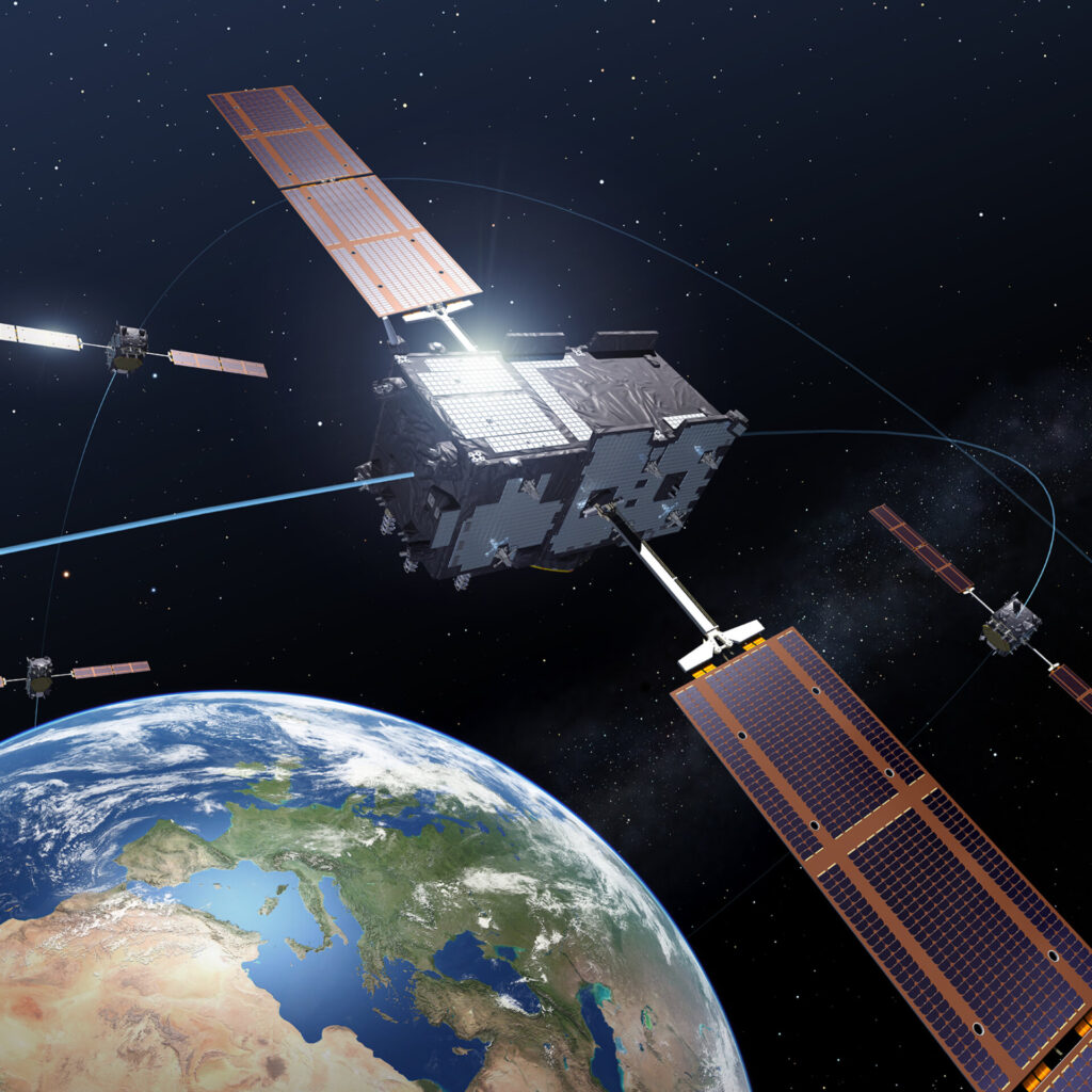 Galileo, bạn đã trưởng thành như thế nào 1 Four Galileo satellites pillars