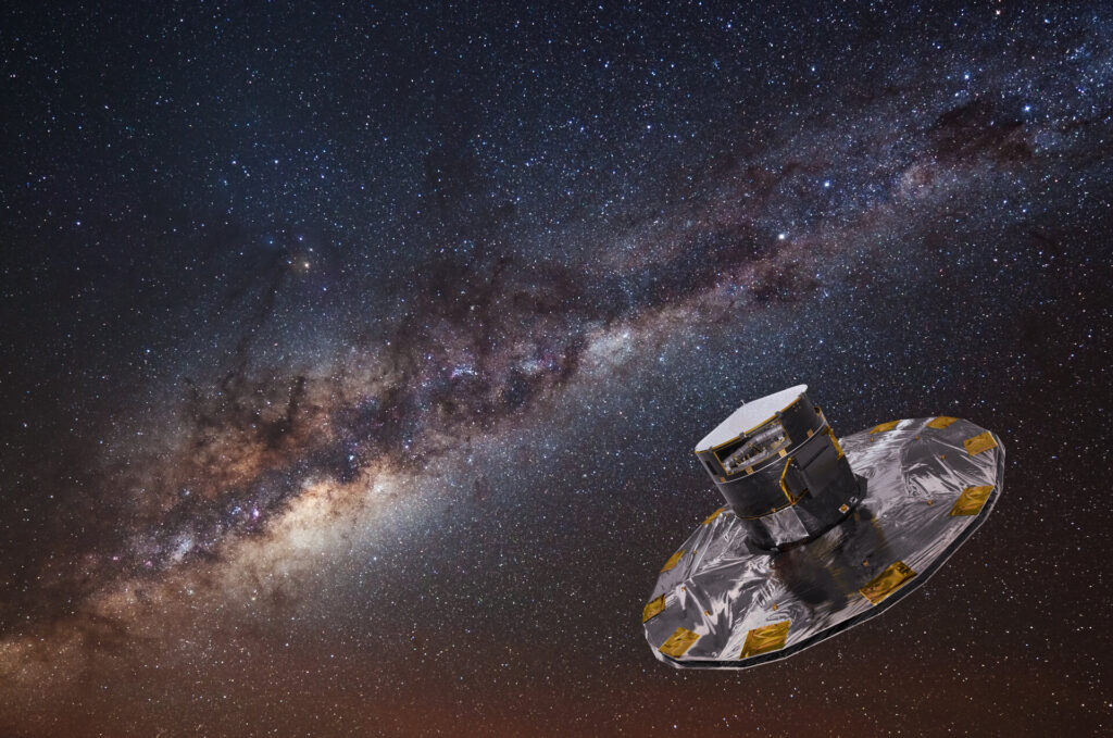 Gaia mapping the stars of the Milky Way pillars