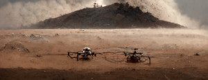 Morphing rovers explore an alien world pillars