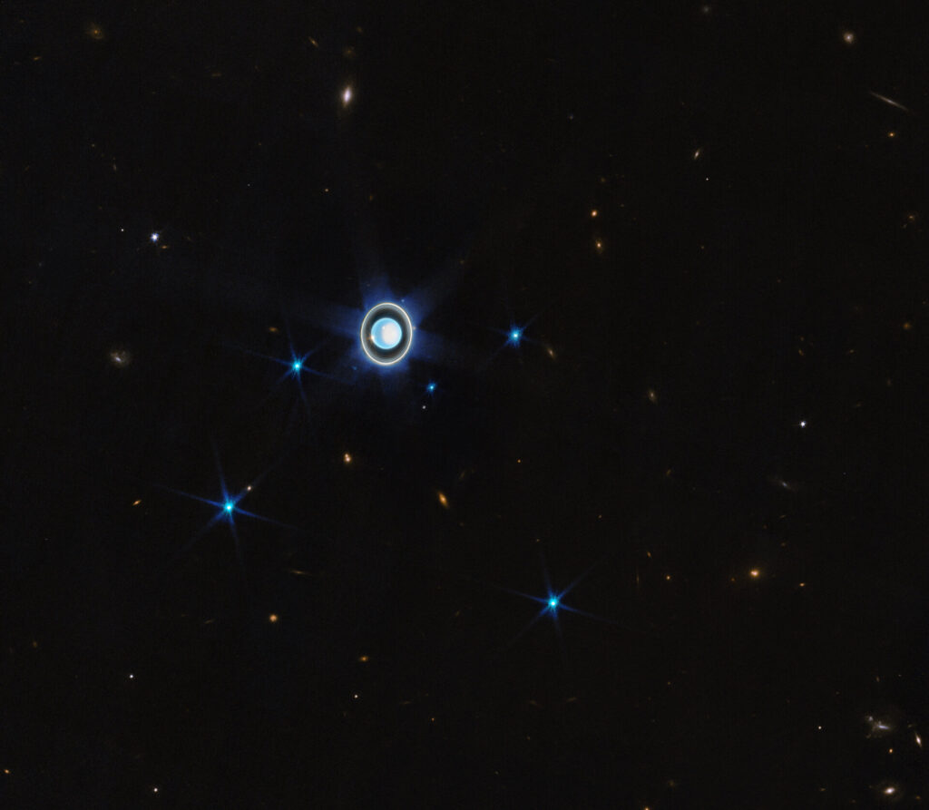 Wider view of the Uranian system pillars