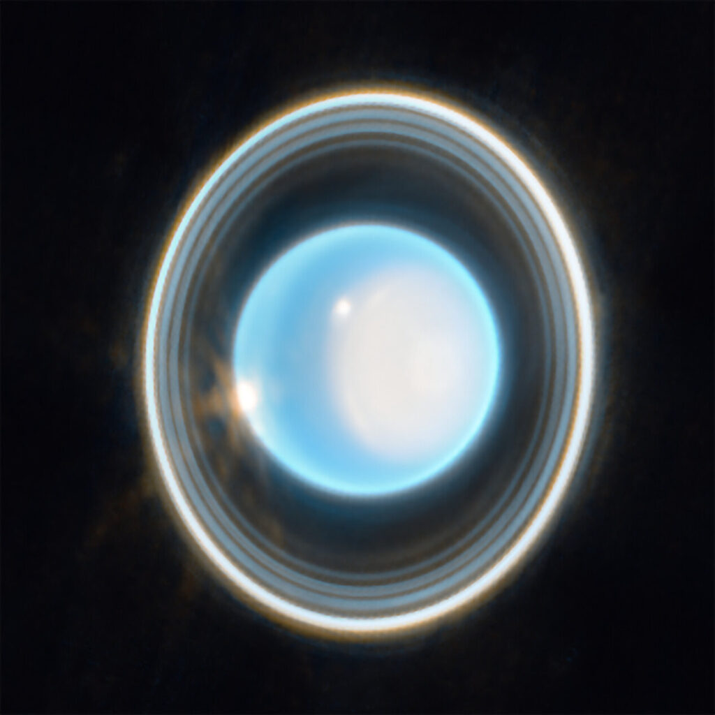 Zoomed in image of Uranus pillars