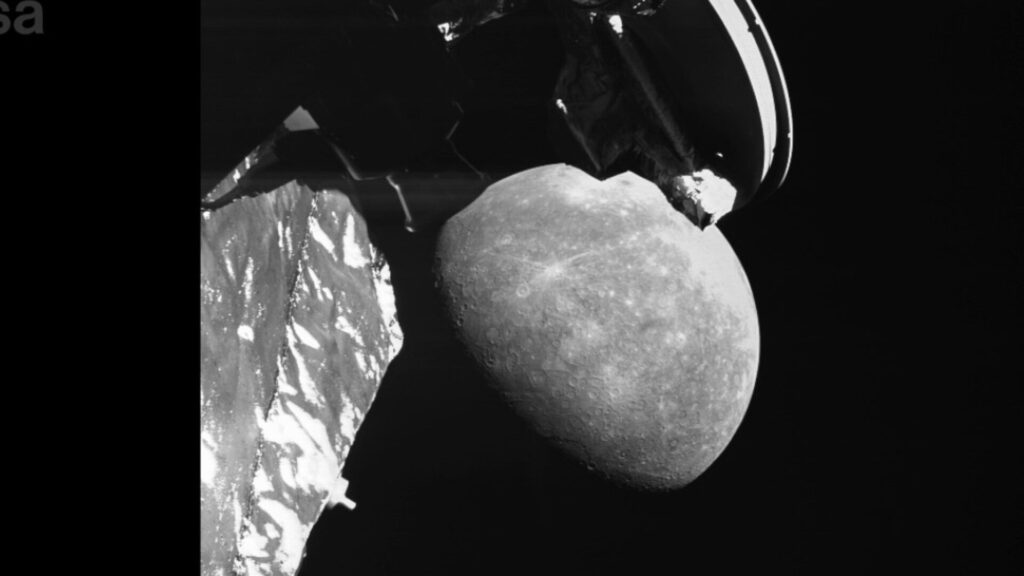 BepiColombo s third Mercury flyby the movie pillars