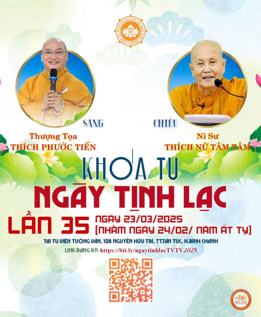 KHÓA TU NGÀY TỊNH LẠC lần 35 - Khoá Tu 1 KHOA TU 35 2025